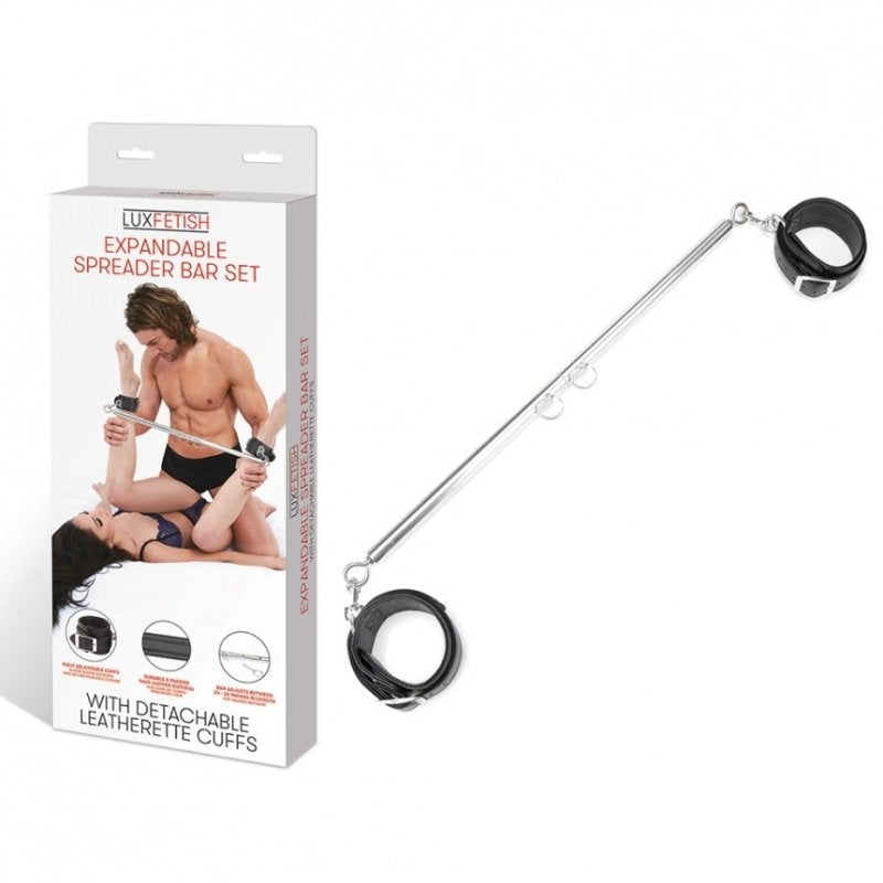 Lux Fetish Expandable Spreader Bar Set 35"-47"
