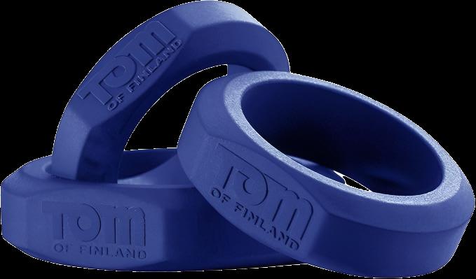 3 Piece Silicone Cock Ring Set