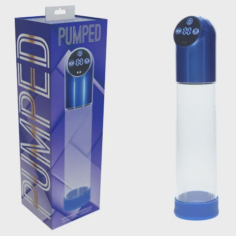PUMPED Automatic Waterproof Pump - Metal Blue