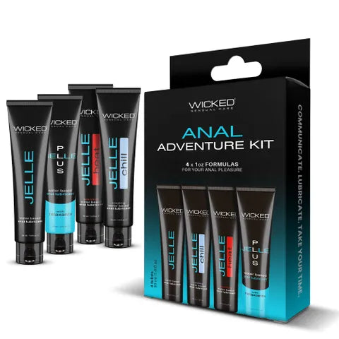 Wicked ANAL ADVENTURE KIT - 4 Pack
