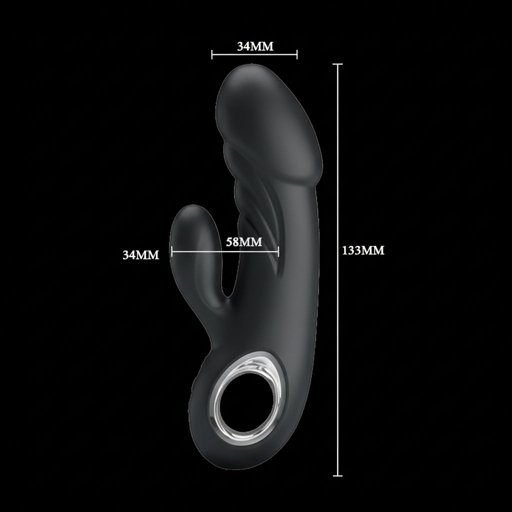 Vibrator Black "Ansel" 158mm