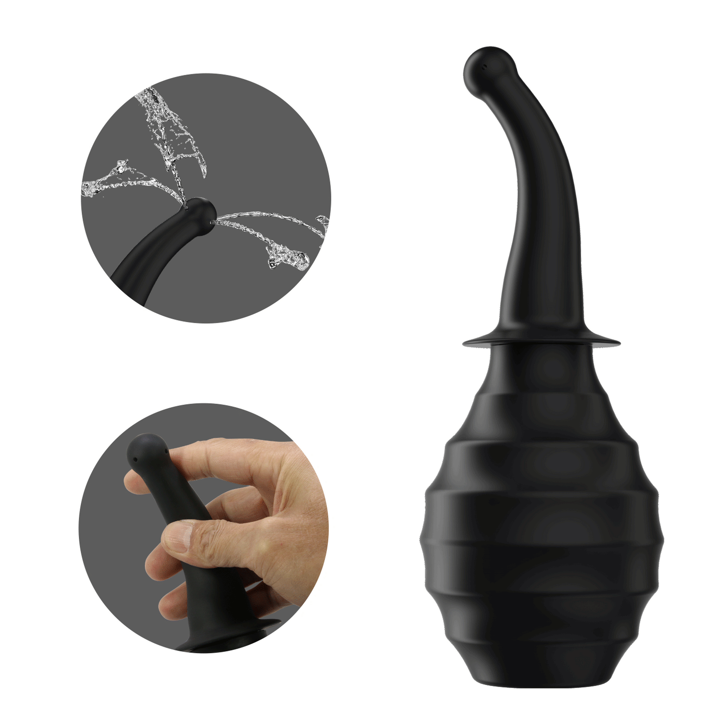 Anal Douche Enema Cleaner Curved