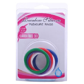 Silicone Cock Ring Kit (5 Rings a Pack)