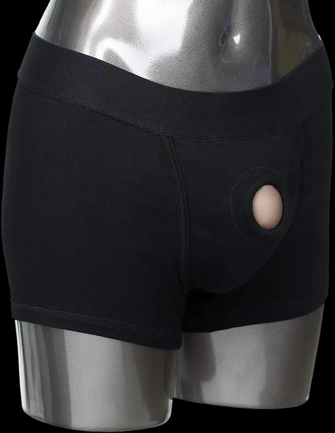 Packer Gear Black Boxer Brief Harness