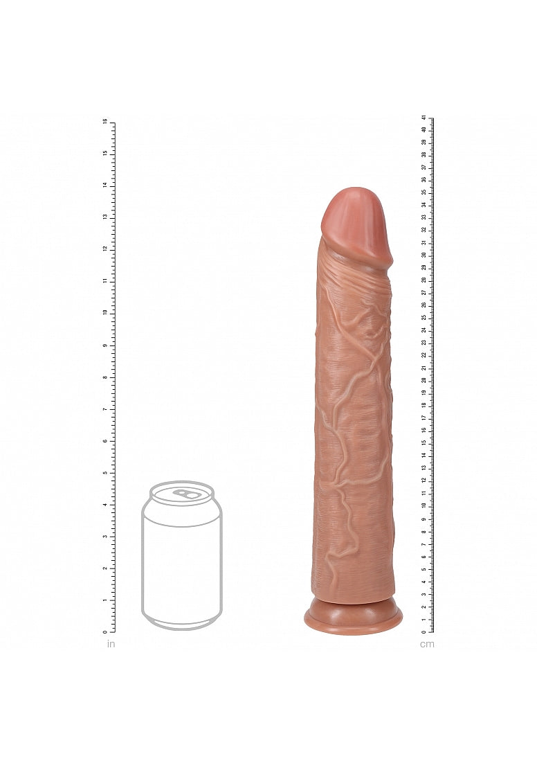 RealRock Ultra Realistic Skin - Extra Large Straight without Balls 14" / 35,5 cm