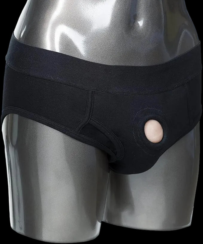 Packer Gear Black Brief Harness L/XL