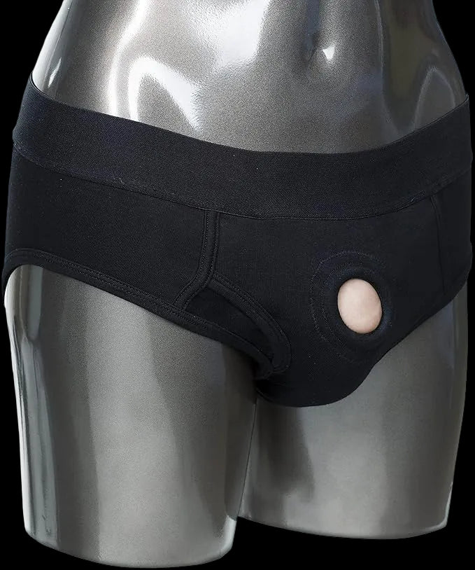 Packer Gear Black Brief Harness XS/S