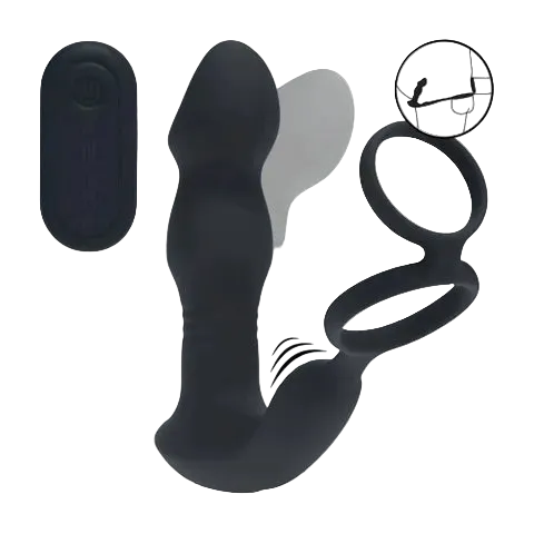 LEVELZ Remote Controlled Prostate Stimulator with Cock Ring