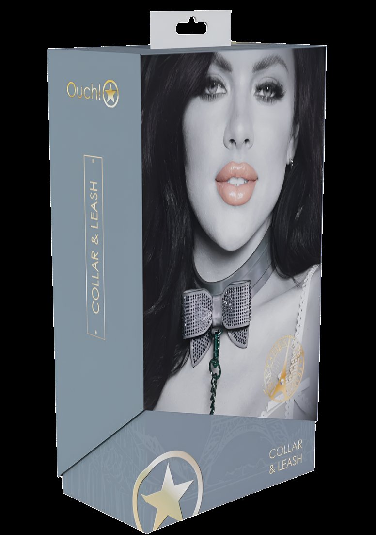 Ouch Paris Collection Collar with Leash