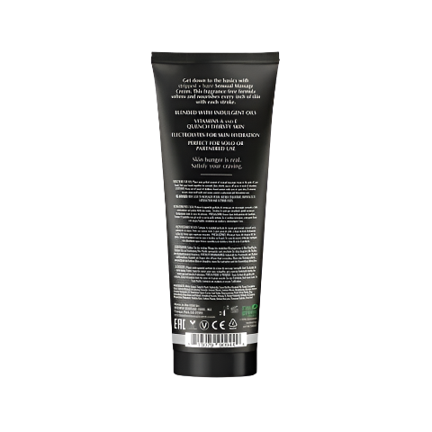 Wicked STRIPPED + BARE Sensual Massage Cream