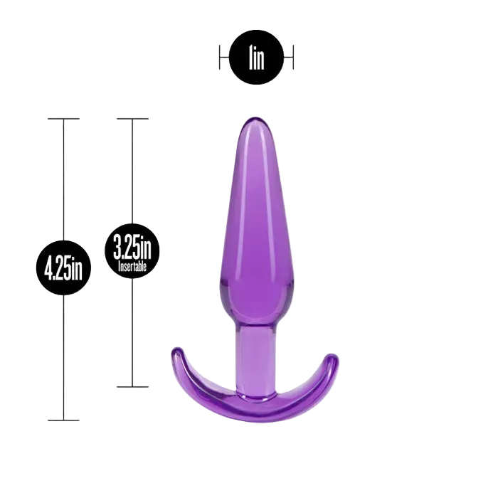 B Yours Slim Anal Plug Purple