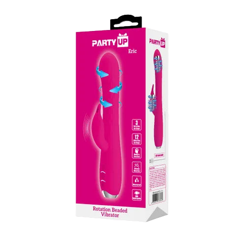 Party Up ERIC Rotating Beads Vibrator