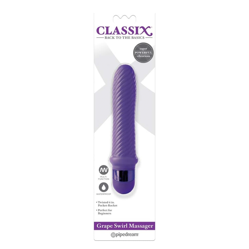 Classix Grape Swirl Massager