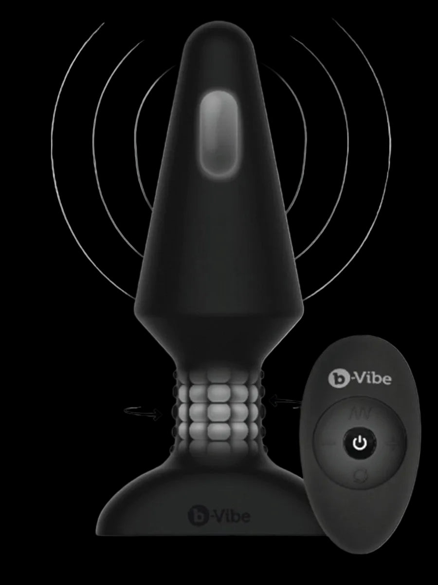 B-vibe Rimming Plug XL Black