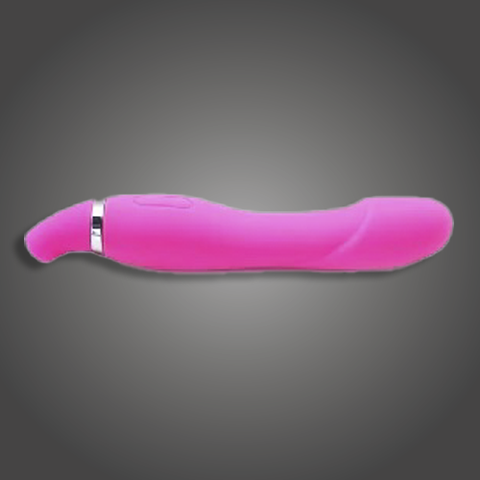 Pink Color 10 Speeds Silicone Vibrator with Clitoral Sucking Stimulator