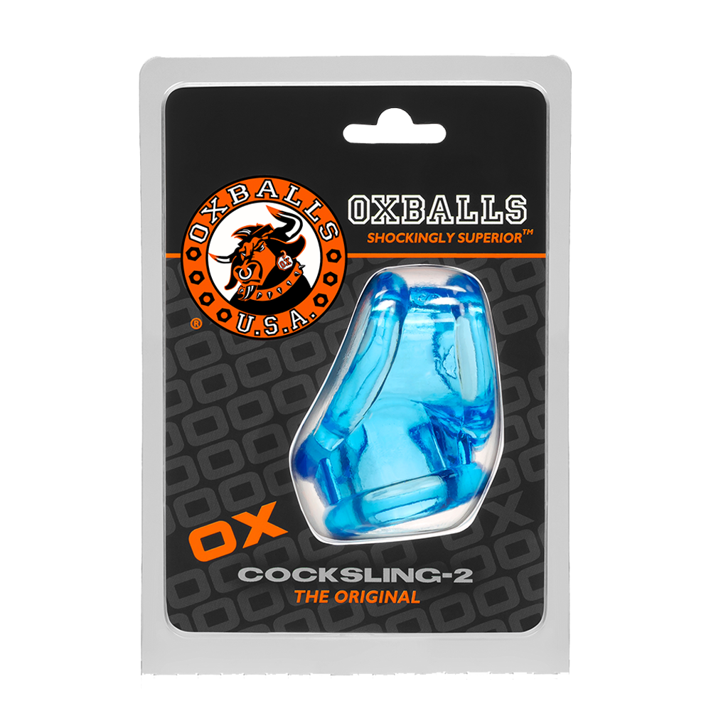 OXBALLS COCKSLING-2 original cocksling ICE BLUE