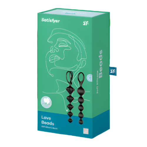 Satisfyer Love Beads Set Black