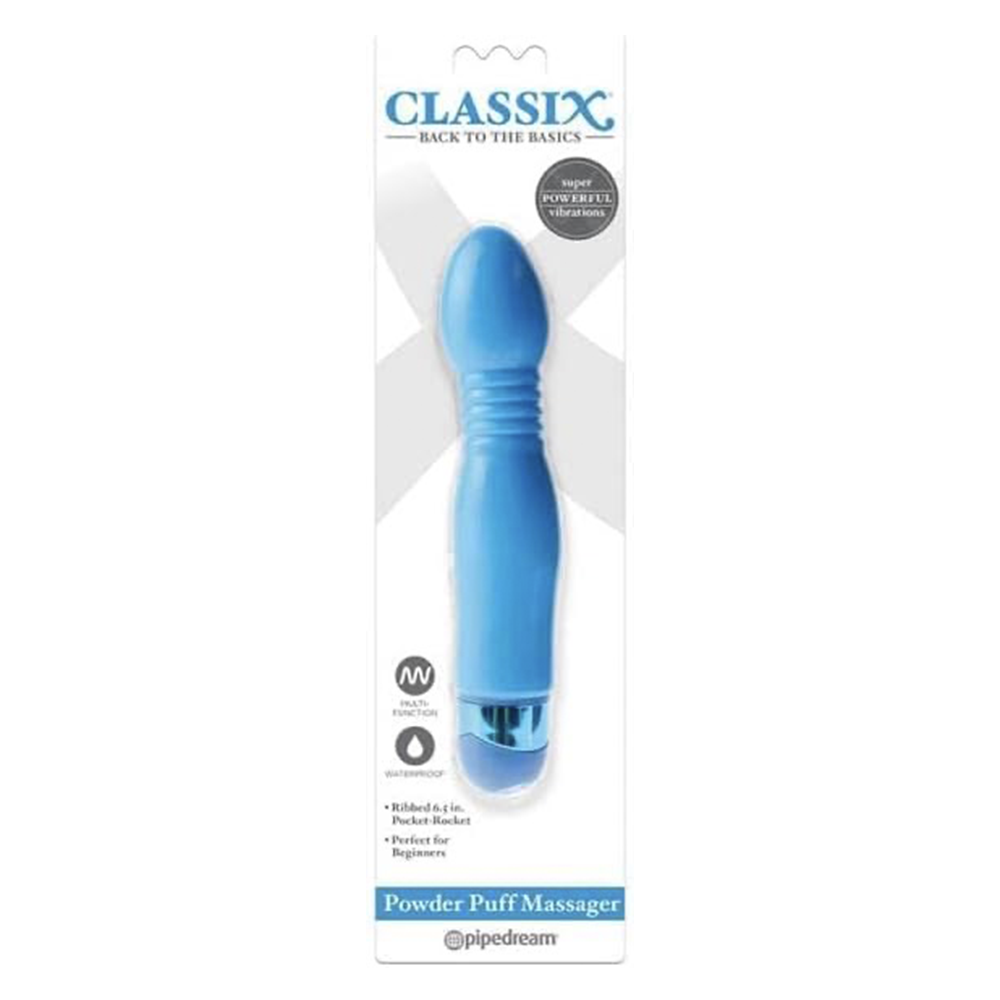 Classix Powder Puff Massager Naked Passion Classix Powder Puff Massager Naked Passion