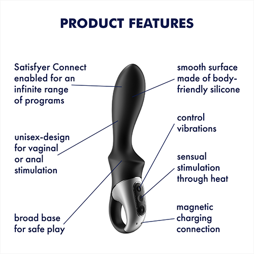 Satisfyer Heat Climax App Control - Black
