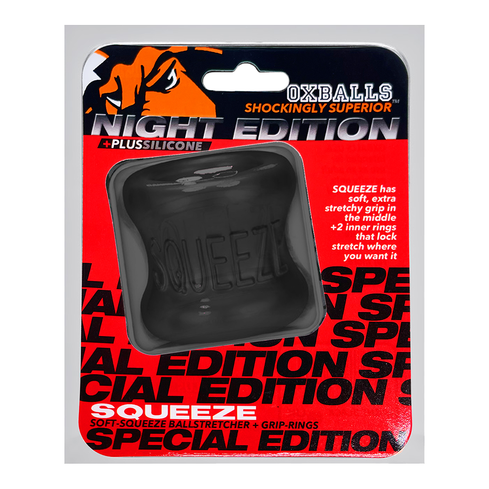 OXBALLS SQUEEZE ballstretcher plus+SILICONE™ special edition NIGHT