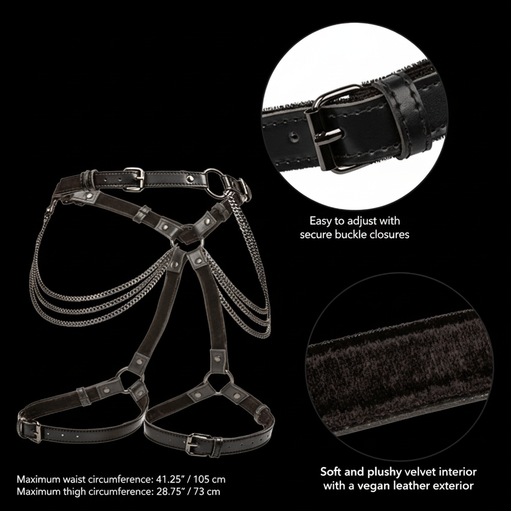 Euphoria Collection Multi Chain Thigh Harness