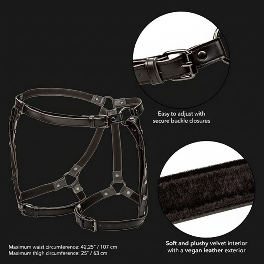 Euphoria Collection Riding Thigh Harness