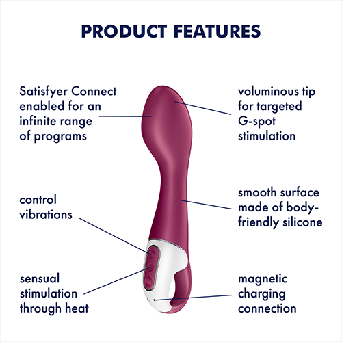 Satisfyer Hot Spot Heated Vibe App Control XX