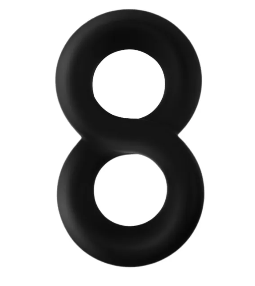 LoveStyle Silicone Double Black Cock & Ball Ring
