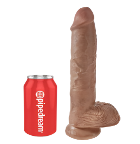 King Cock 10in Cock With Balls