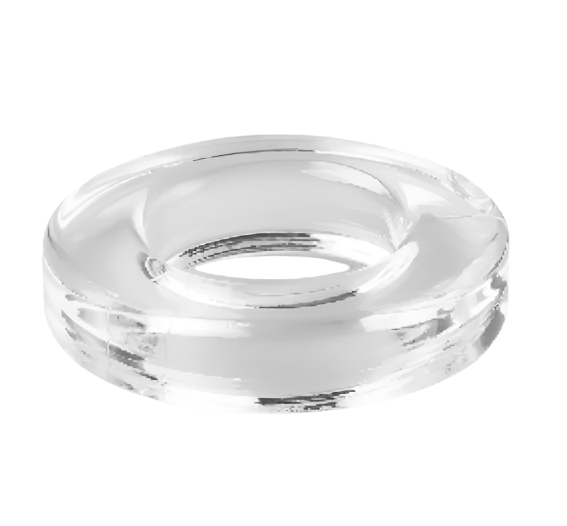 4.3cm Smooth Stretchy Cock Ring Clear