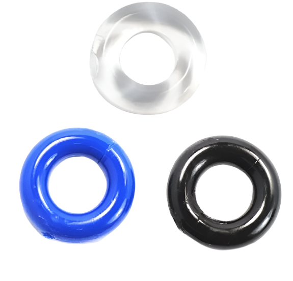 Triple Donuts Cockring Kit