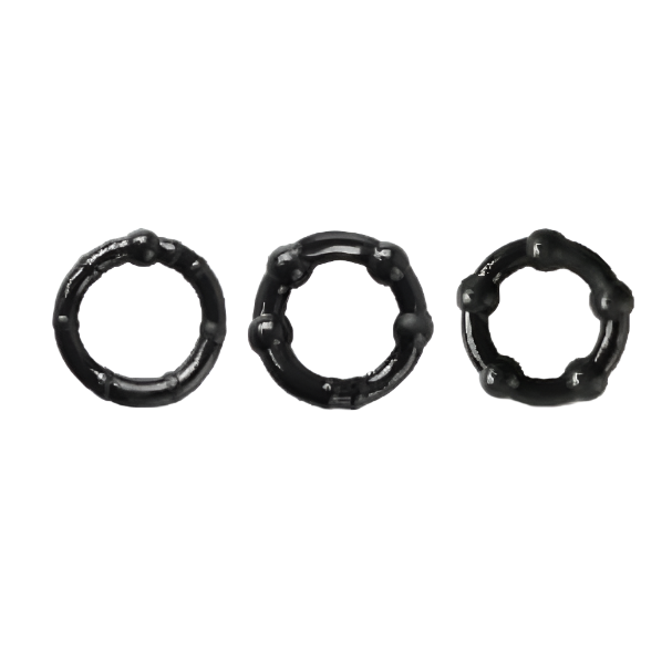 Cock Ring Set 3 Black
