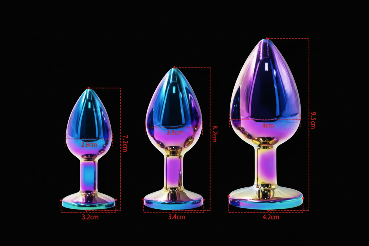 LoveStyle Rainbow Metal Plug Set 3