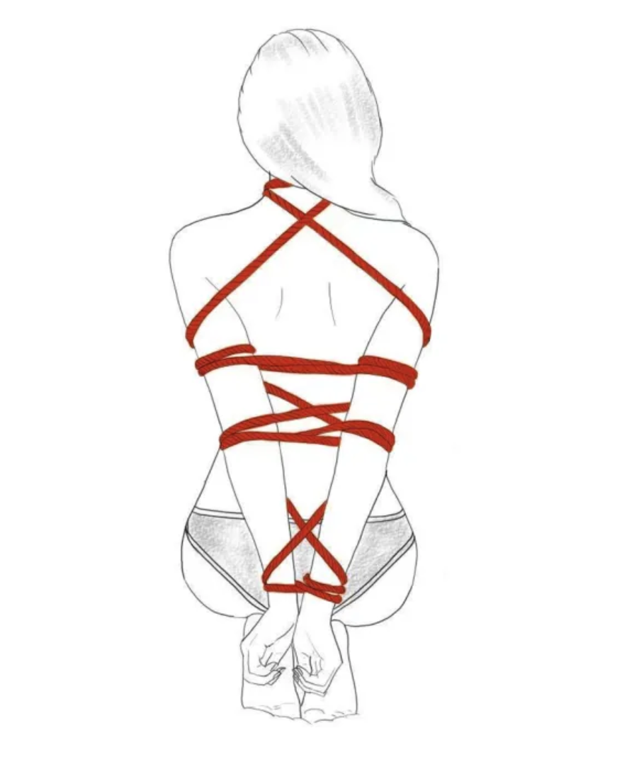 LoveStyle 10 Meter Red Bondage Rope