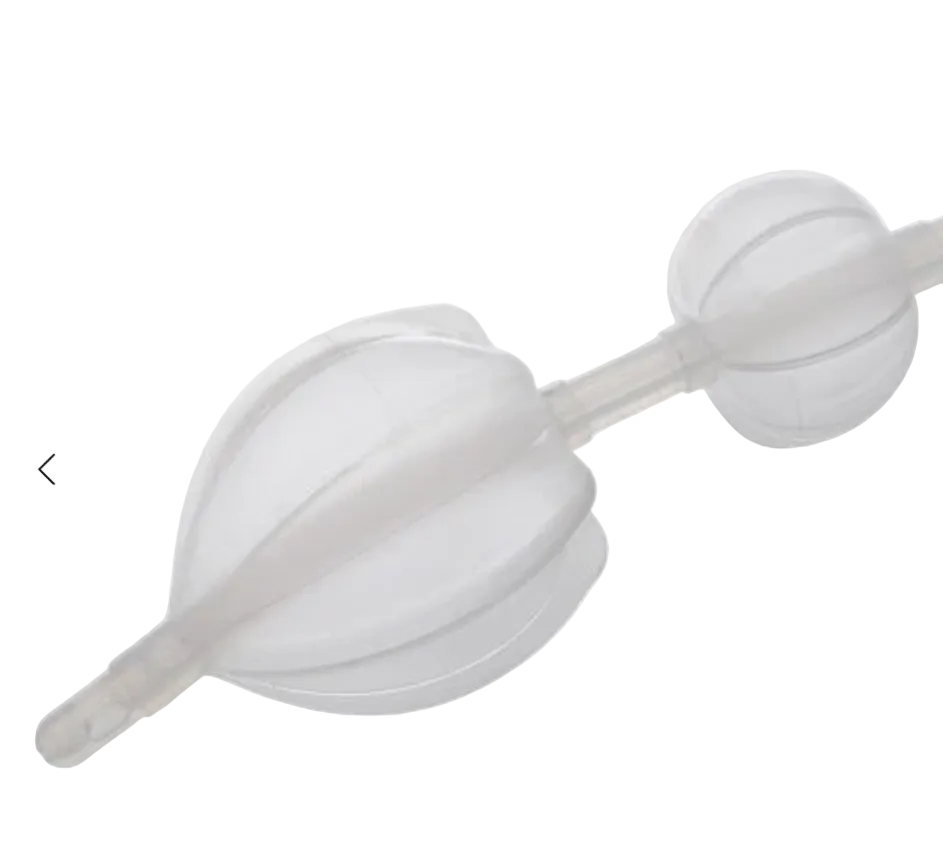 Silicone Anal Catheter With Bulbs