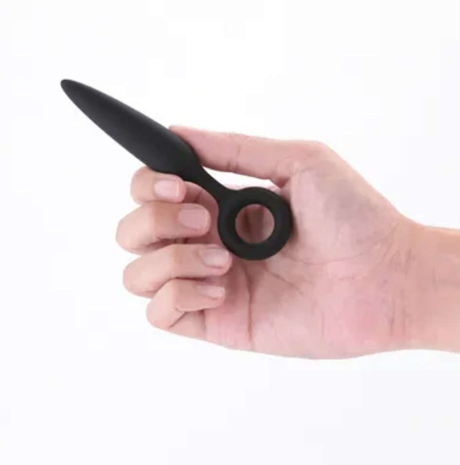 Renegade Slide Silicone Anal Plug Black