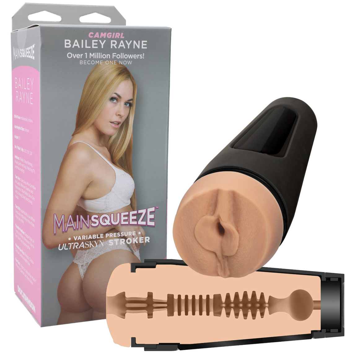 Main Squeeze Camgirls Bailey Rayne Ultraskyn Stroker