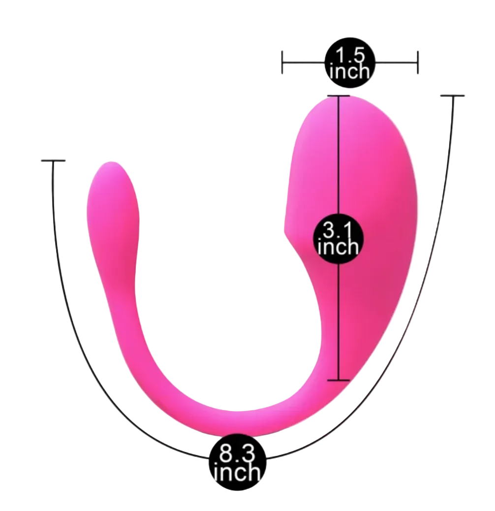 LoveStyle Pink Vibrating Egg App Controlled
