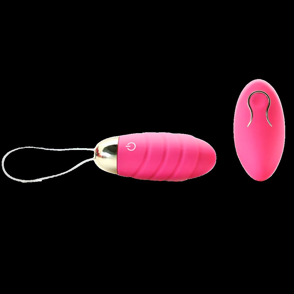 10 Speeds Pink Rechargeable Remote Control Vibrating Egg