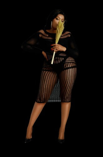 Moonlight Plus Model 03 Black Dress