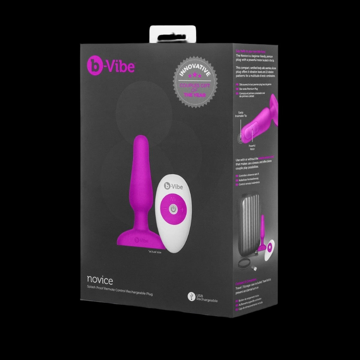 B Vibe Novice Plug Fuschia