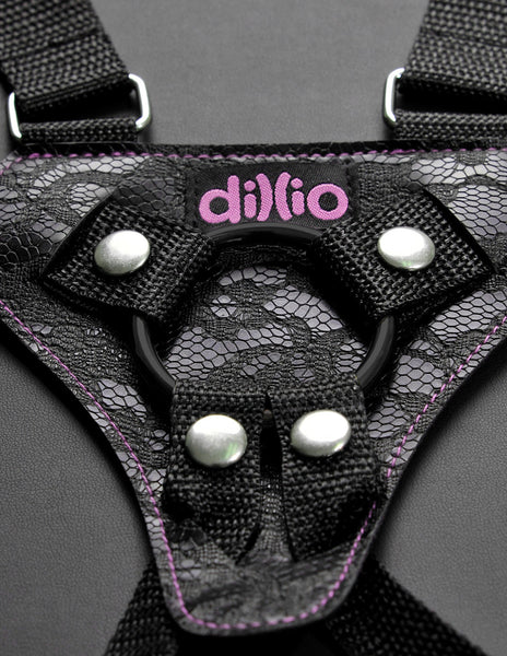 Dillio 6" Strap-On Suspender Harness Set