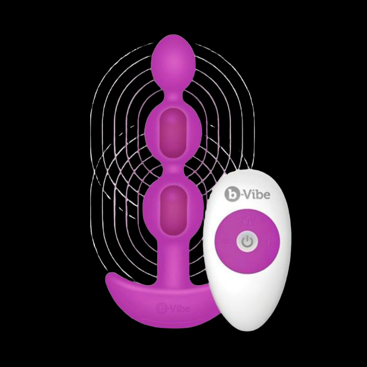 Bvibe Triplet Anal Beads Fuschia
