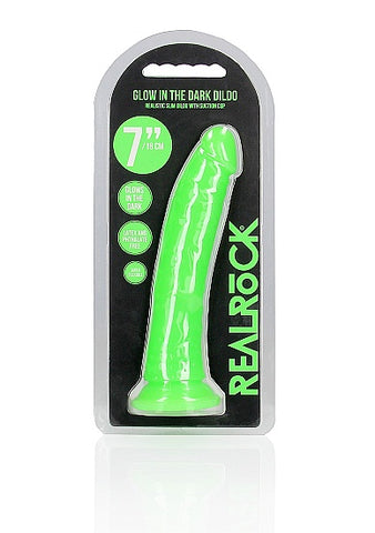 RealRock 7" Slim Glow in the Dark Green