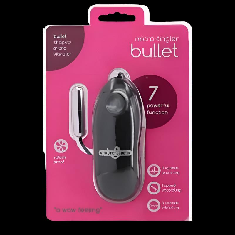 Micro Tingler 7-Function Bullet - 1'' Silver
