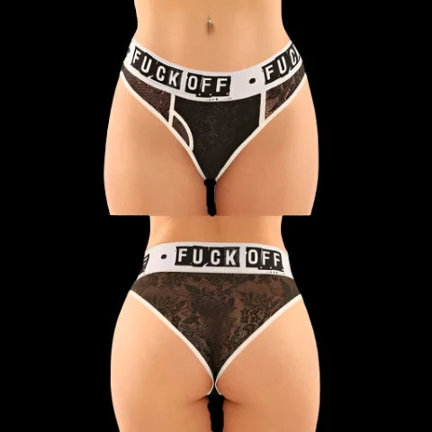 Vibes-Fuck Off Buddy Pack 2 Pc. Lace Boyfriend Brief & Lace Thong