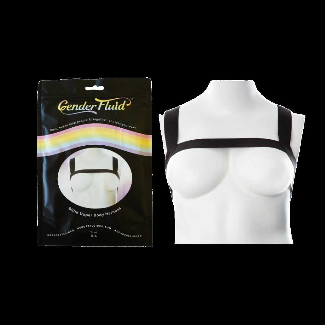 Gender Fluid Billie Harness -Black