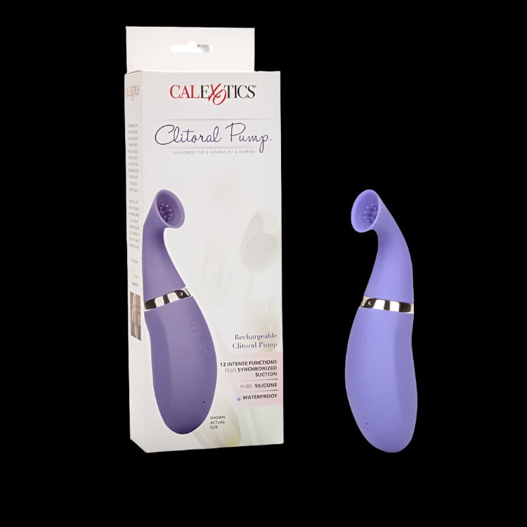 Rechargeable Clitoral Pump Purple