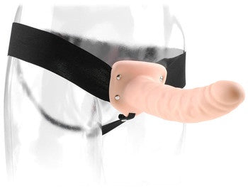 FF 8" Hollow Strap On Flesh