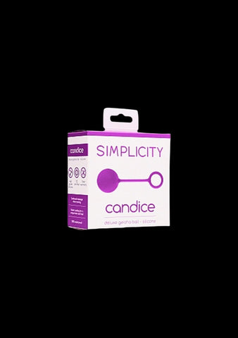 Simplicity Candice Deluxe Geisha Ball Silicone Purple